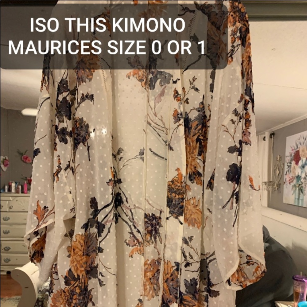 ISO OF THIS MAURICES KIMONO SIZE 0 OR 1